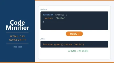 Minify CSS & JS & HTML