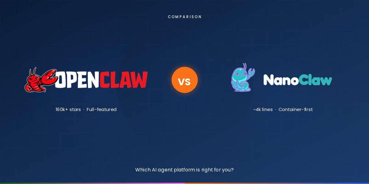 OpenClaw vs NanoClaw