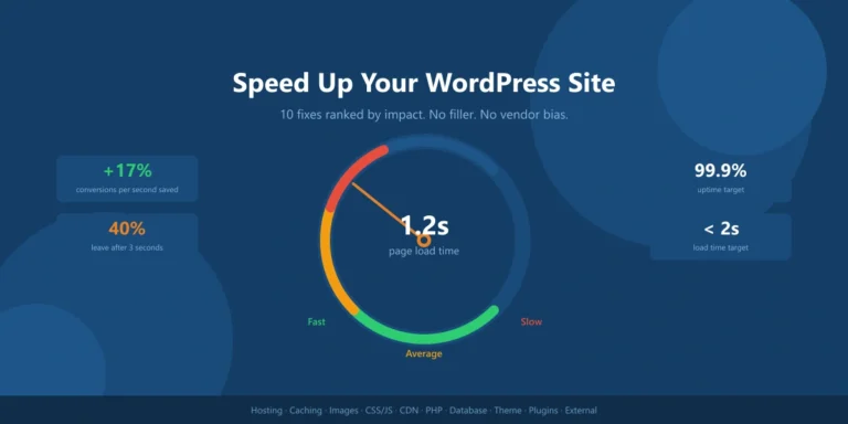 Speed up your Wordpress