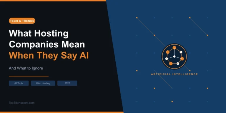What do hosting companies mean with AI?