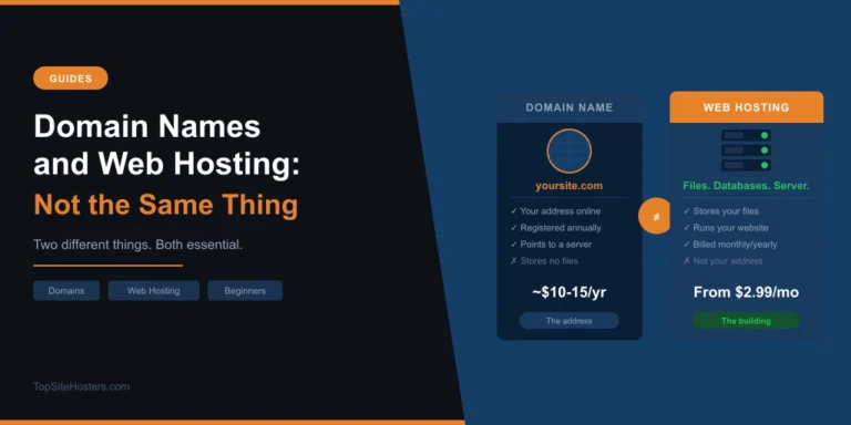 Domain name vs Hosting