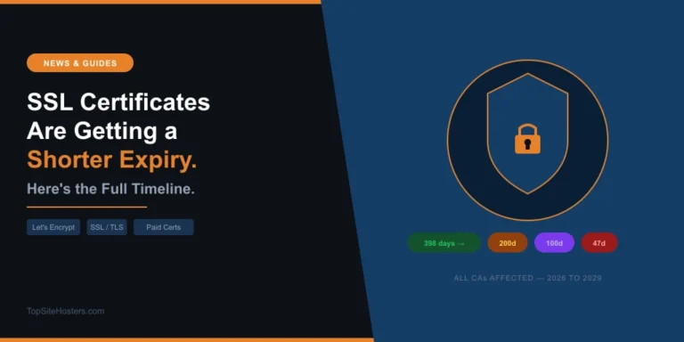 SSL Certificate lifetime reduced