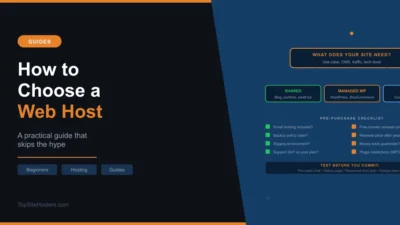 How to Choose a Web Host: A Practical Guide That Skips the Hype