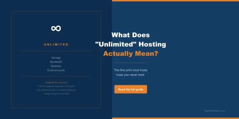 What does Unlimited Hosting mean?