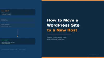 How to Move a WordPress Site to a New Host