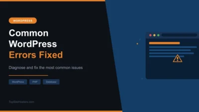 Common WordPress Errors and How to Fix Them