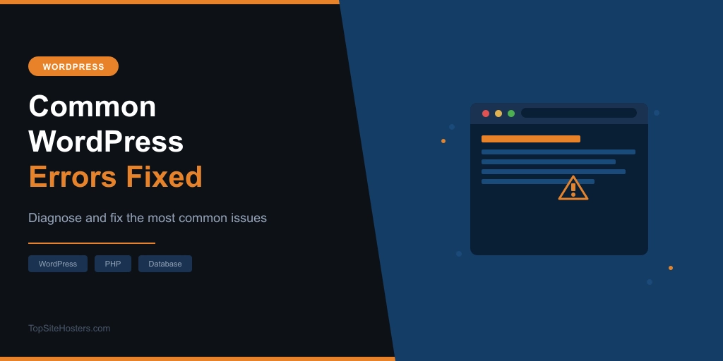 Common WordPress errors
