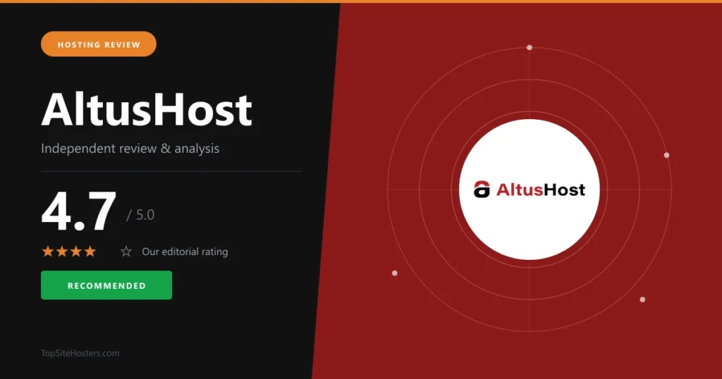 AltusHost Provider score