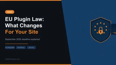 The EU's New Cybersecurity Law Affects Every WordPress Plugin.