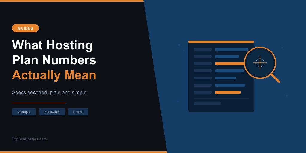 How to read a hosting plan