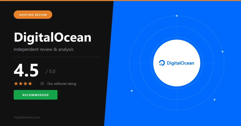 DigitalOcean review score