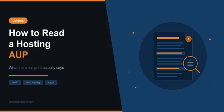 How to read a hosting AUP