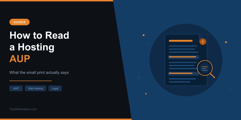 How to read a hosting AUP