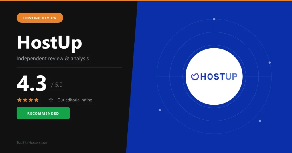 HostUp score