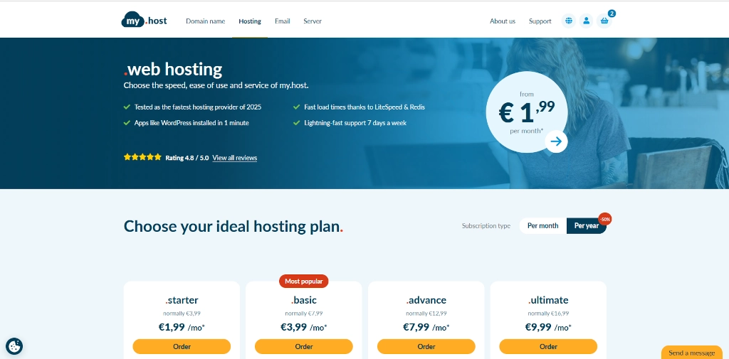 My.Host hosting services