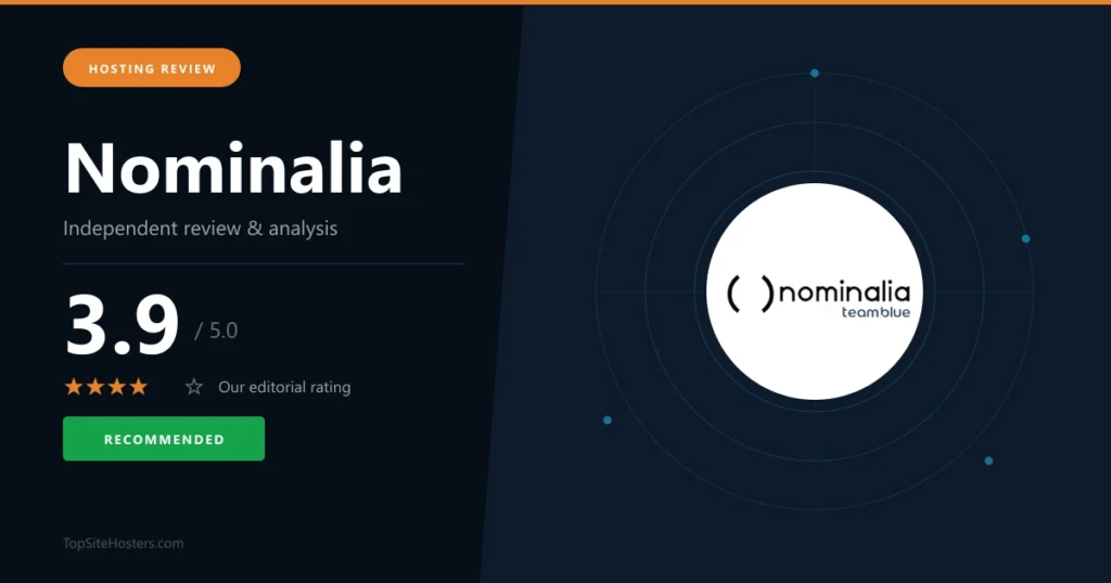 Nominalia provider score