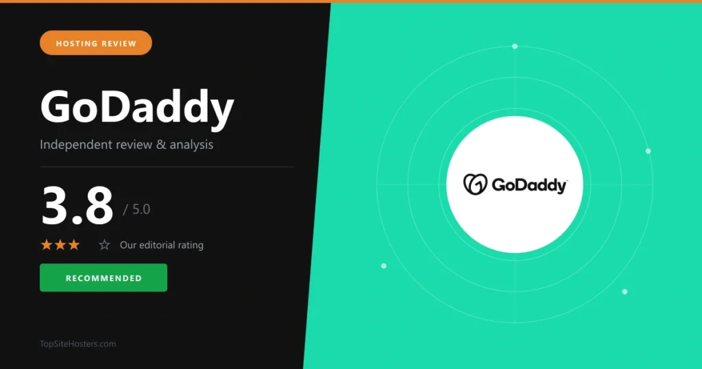 GoDaddy featured and score
