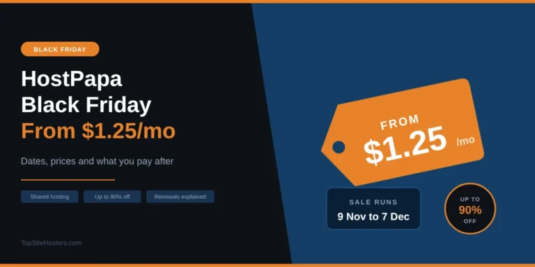 HostPapa Black Friday deals